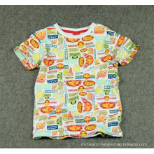 2015 hot selling summer cheap children clothing t shirt cotton shirt for kids new style fashion boy's shirt with printing